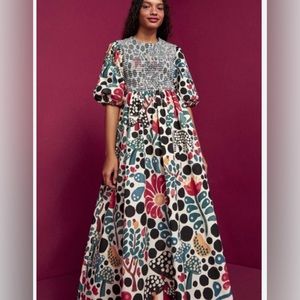 Farm Rio Mushroom Forest Midi Dress